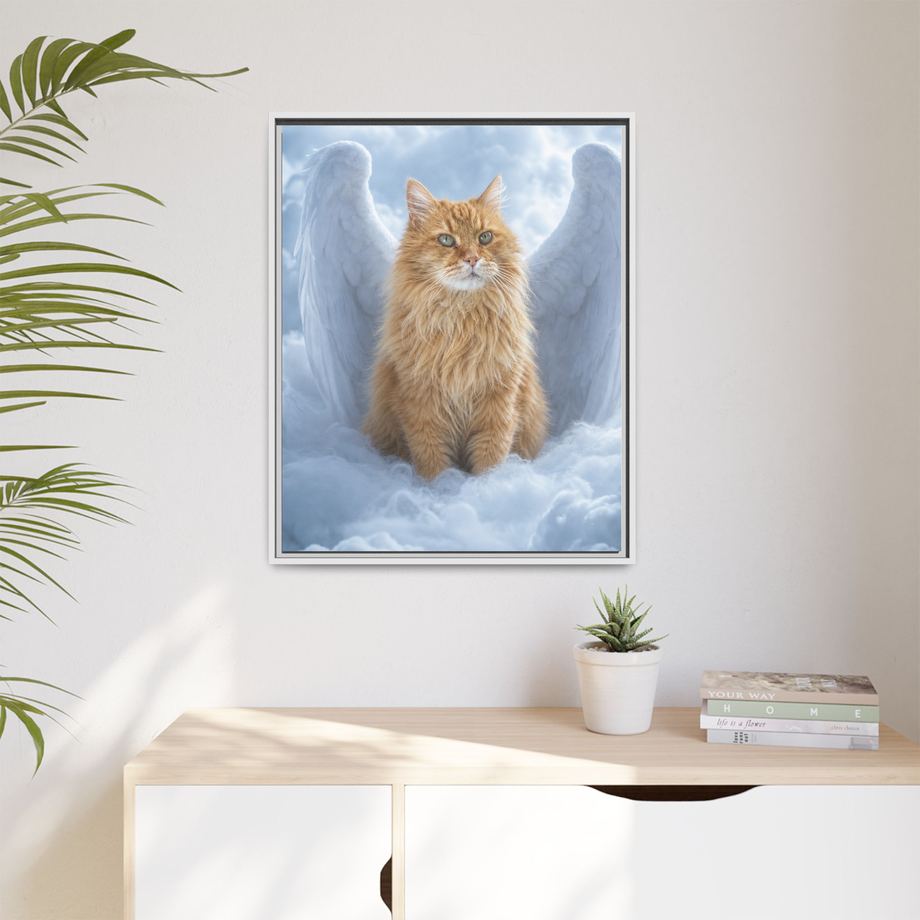 Framed 24x30 White context
