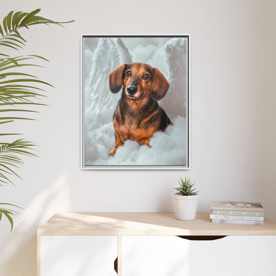 Framed 24x30 White context