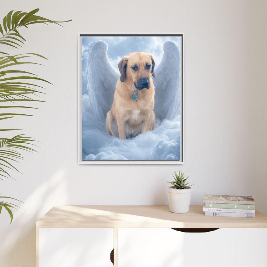 Framed 24x30 White context