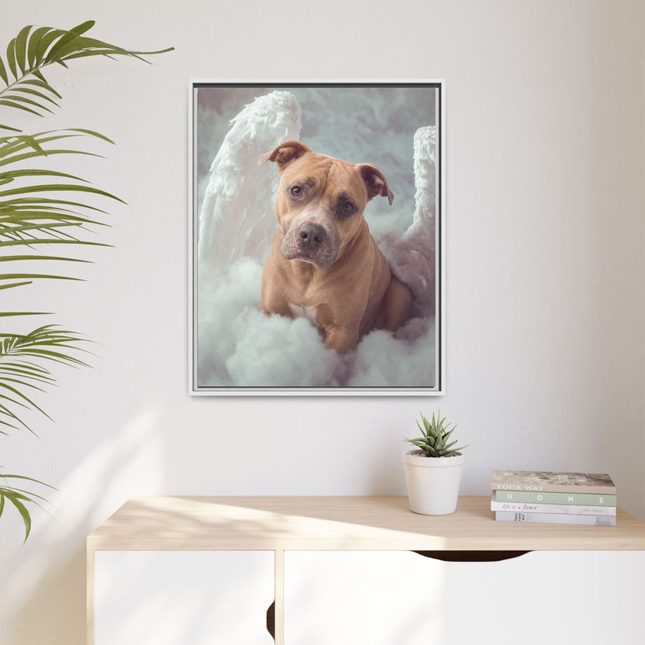 Framed 24x30 White context