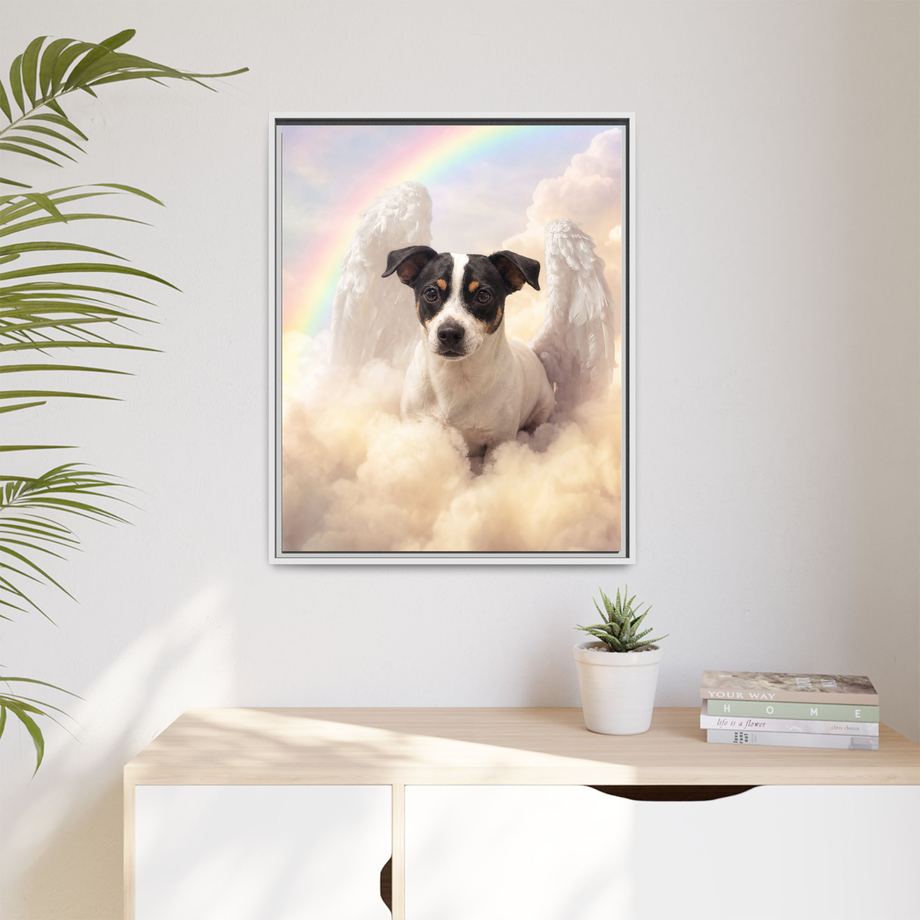 Framed 24x30 White context