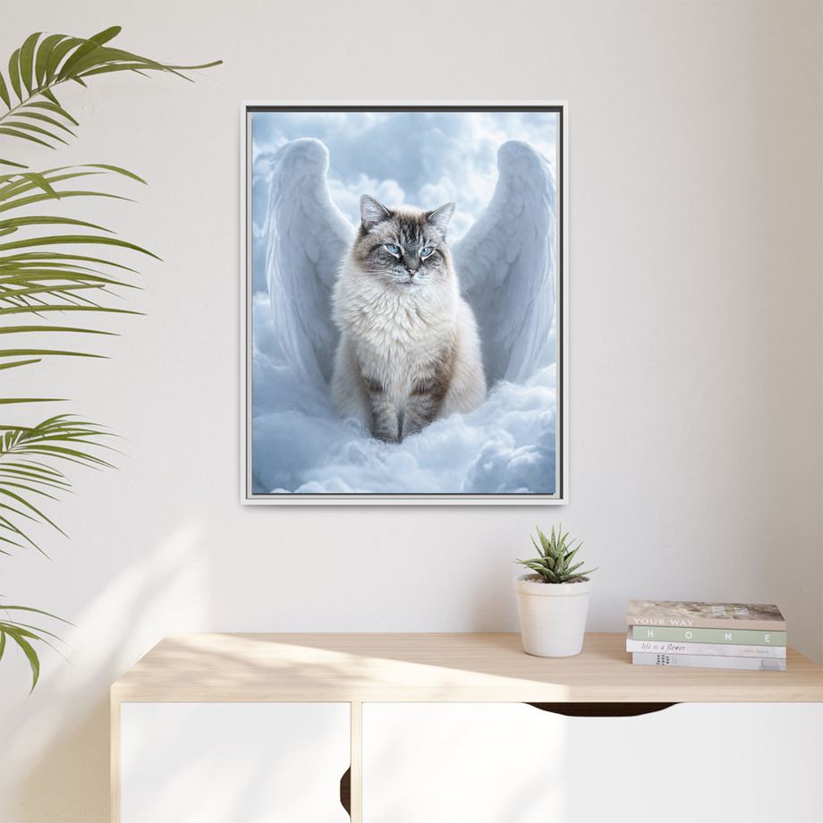 Framed 24x30 White context