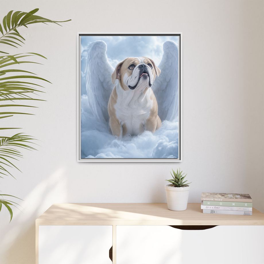 Framed 24x30 White context
