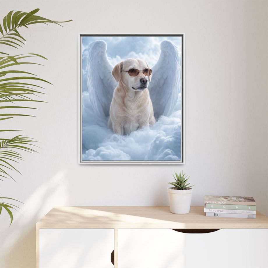 Framed 24x30 White context