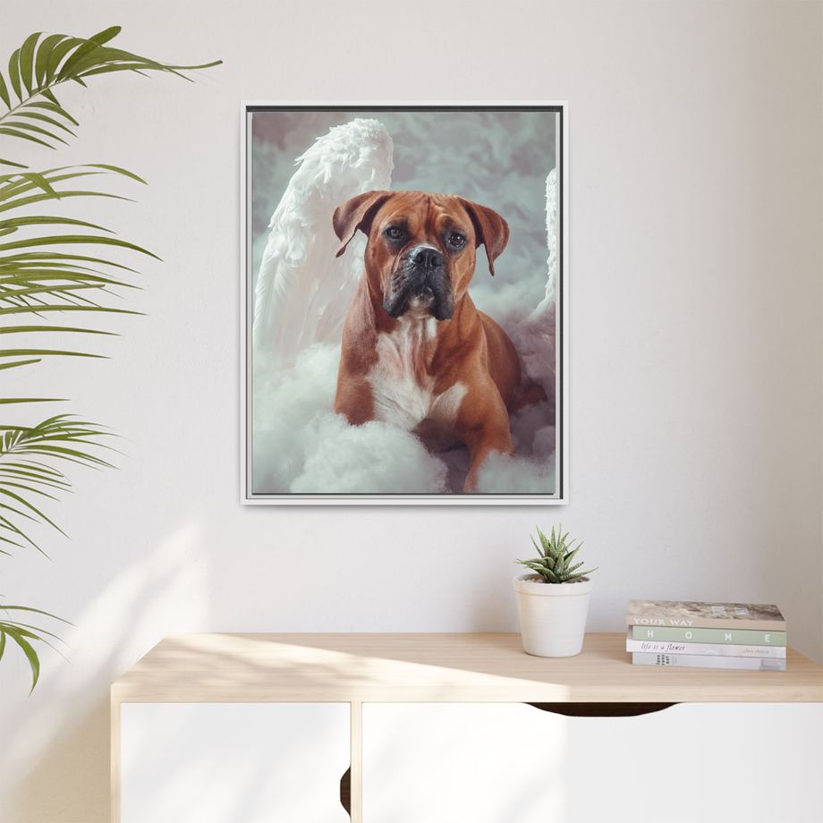 Framed 24x30 White context