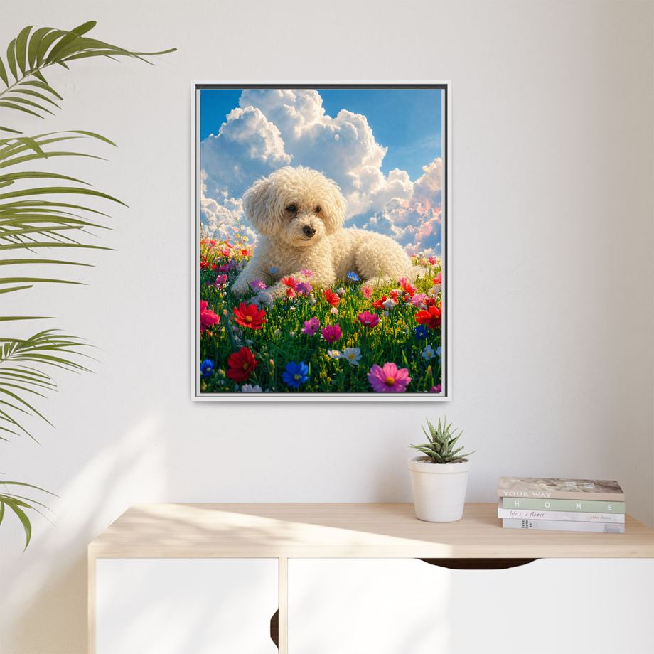 Framed 24x30 White context