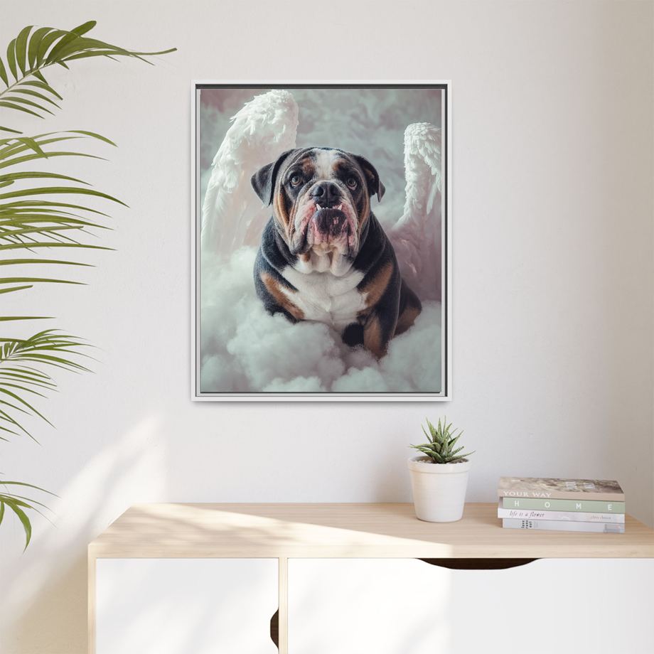Framed 24x30 White context