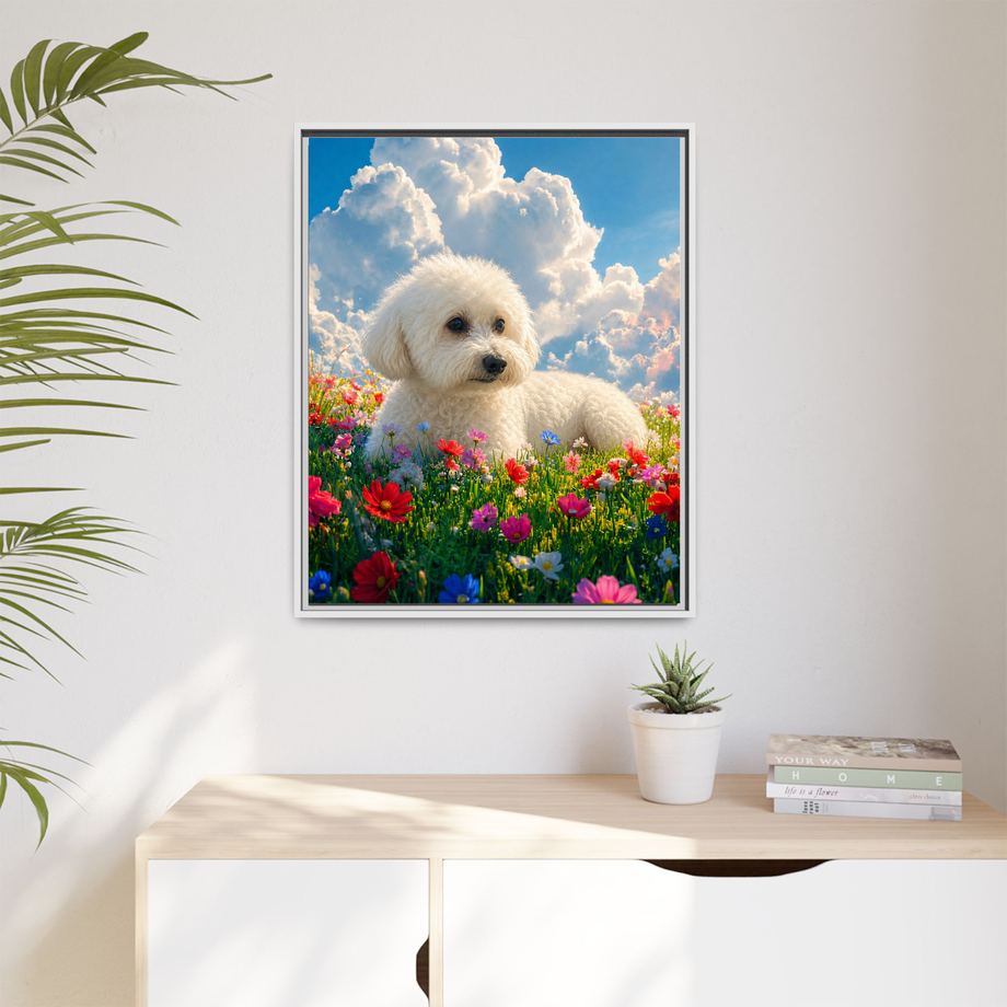 Framed 24x30 White context