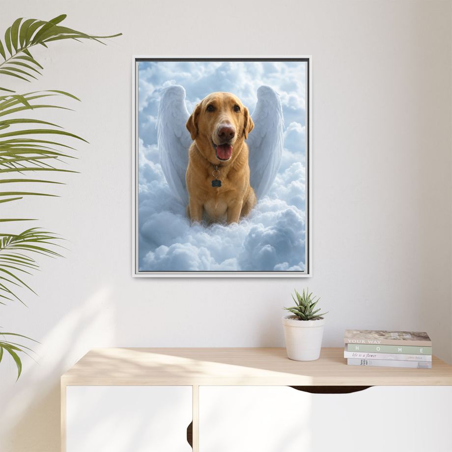 Framed 24x30 White context
