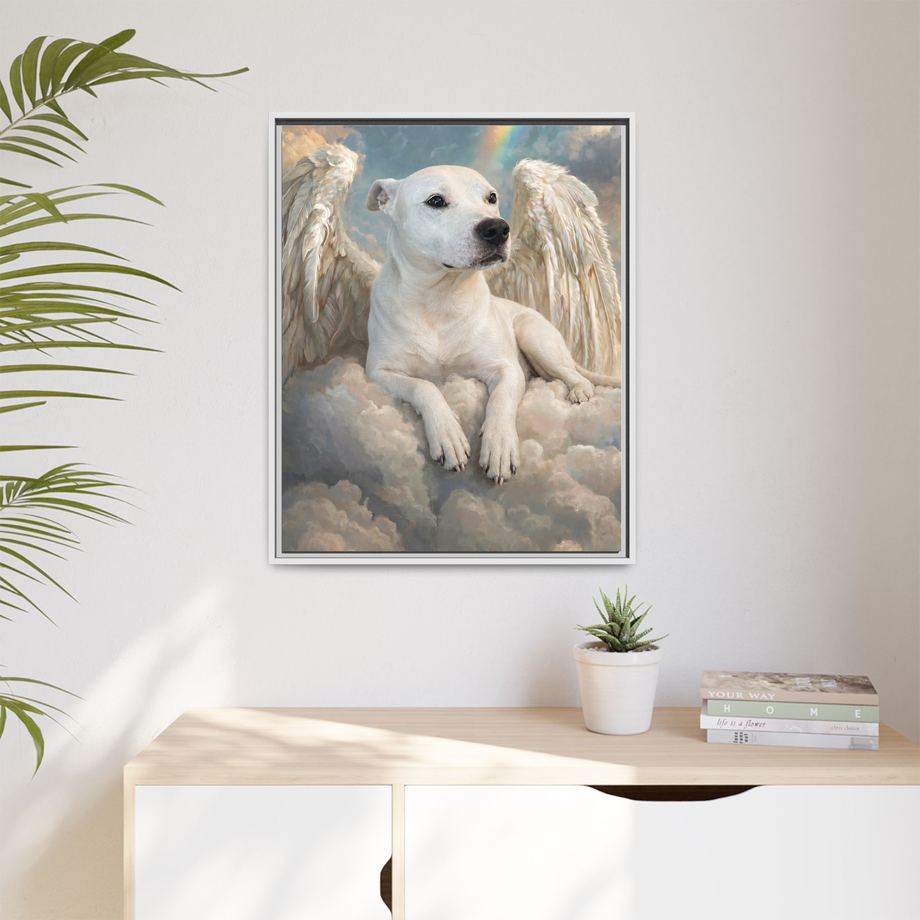 Framed 24x30 White context