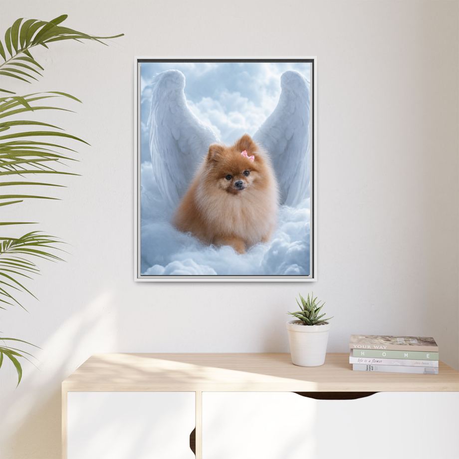 Framed 24x30 White context