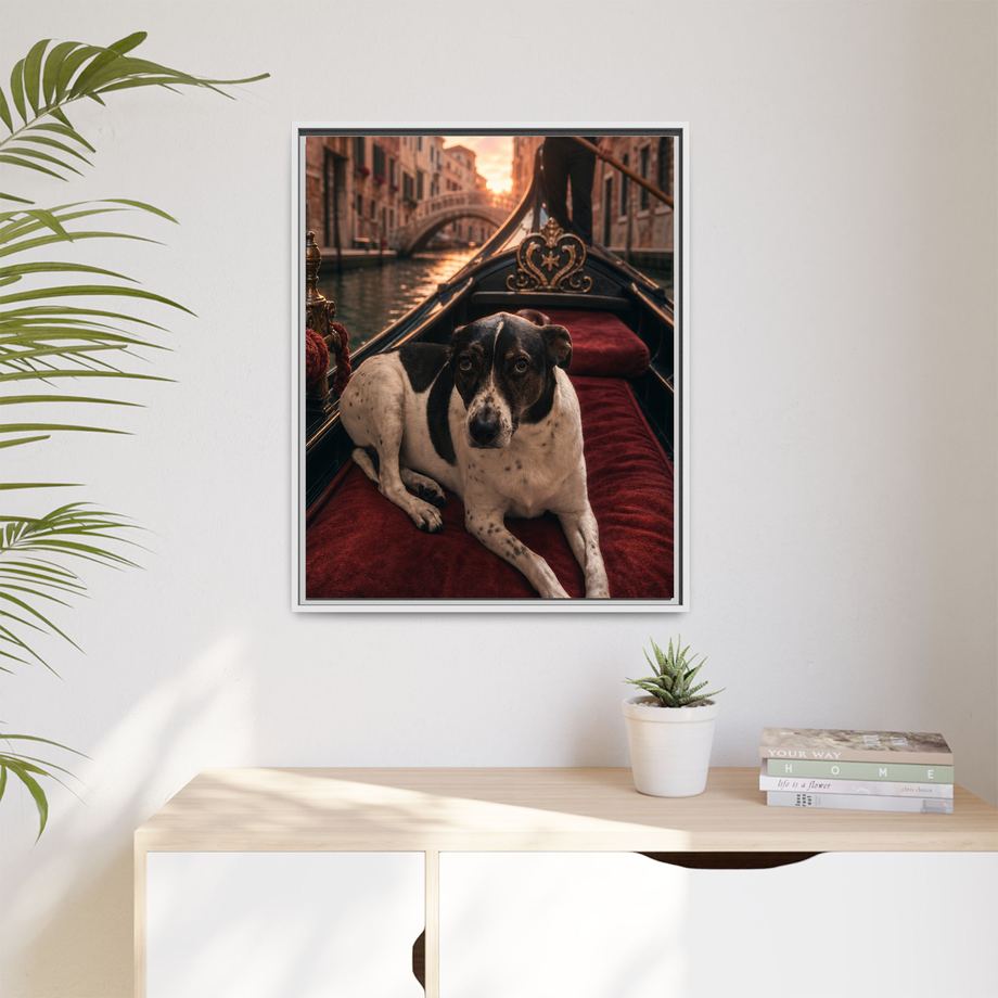 Framed 24x30 White context