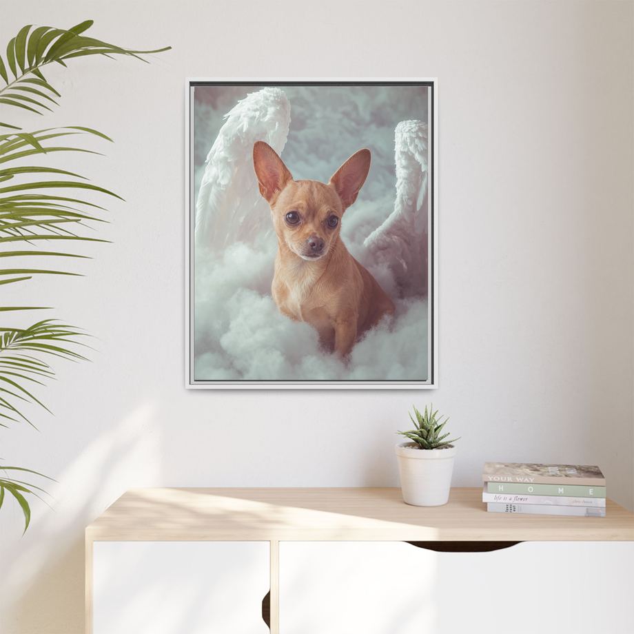 Framed 24x30 White context