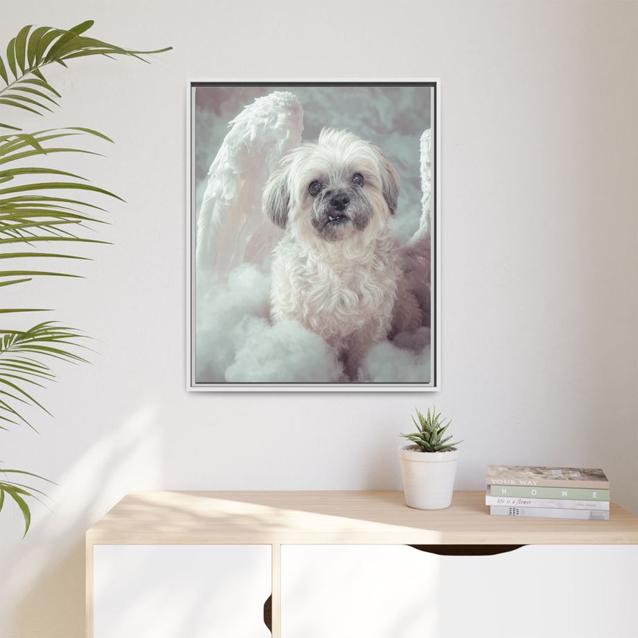 Framed 24x30 White context