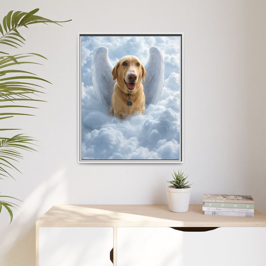 Framed 24x30 White context