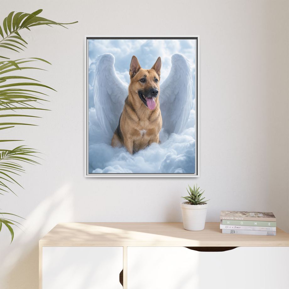 Framed 24x30 White context