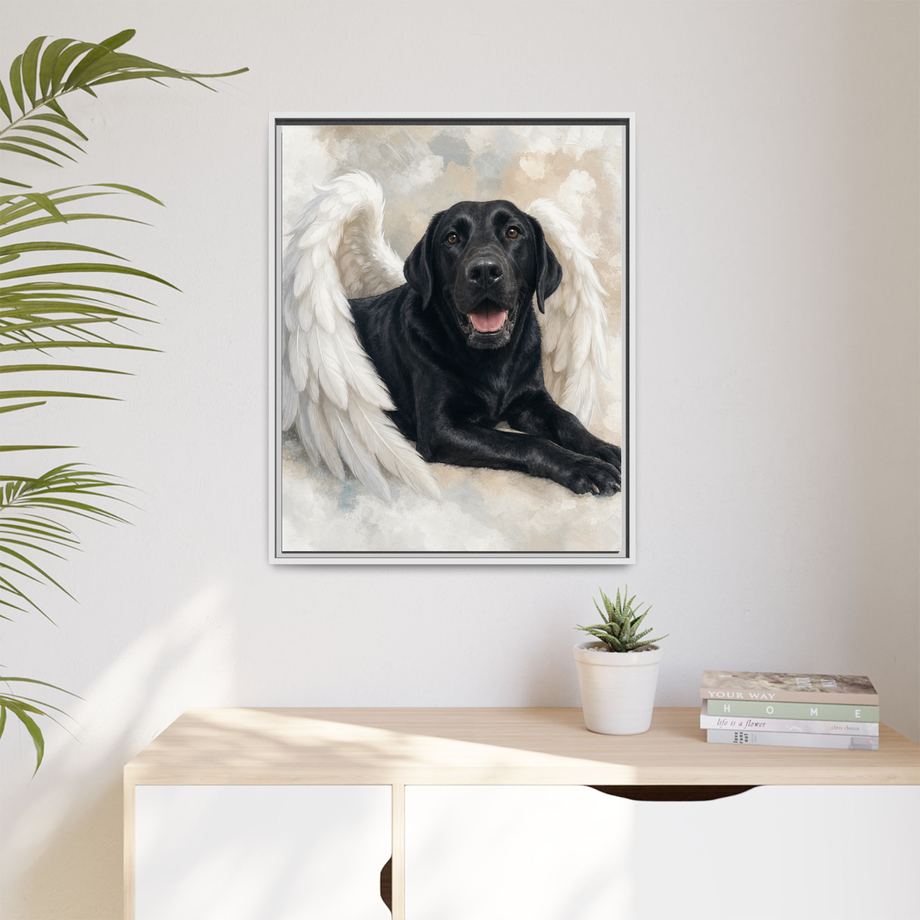 Framed 24x30 White context