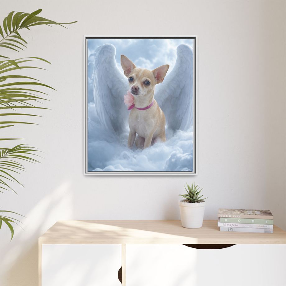 Framed 24x30 White context