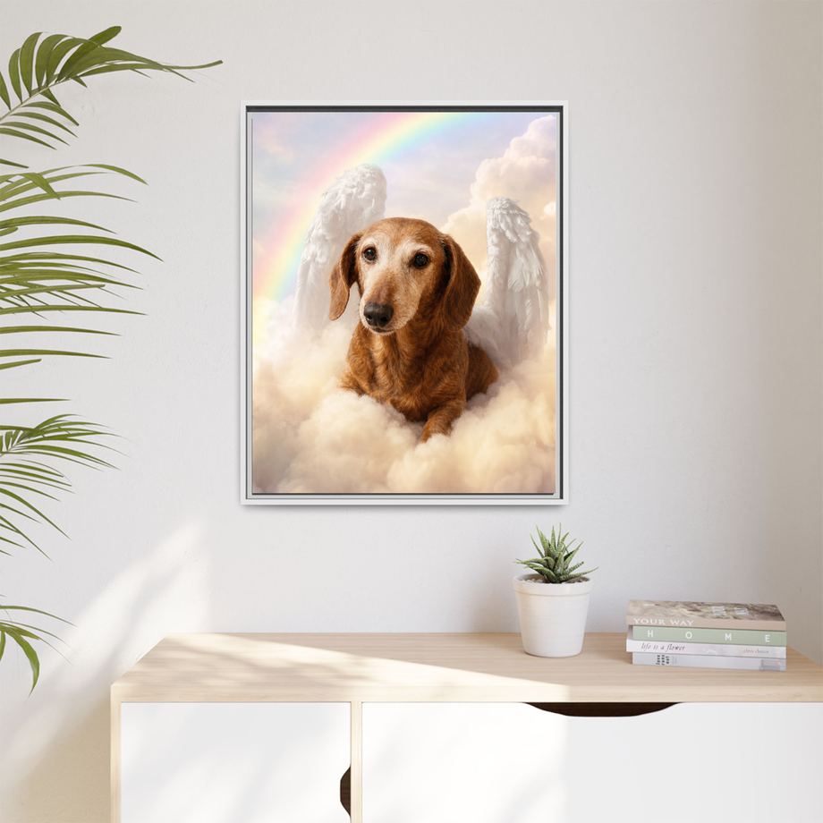 Framed 24x30 White context