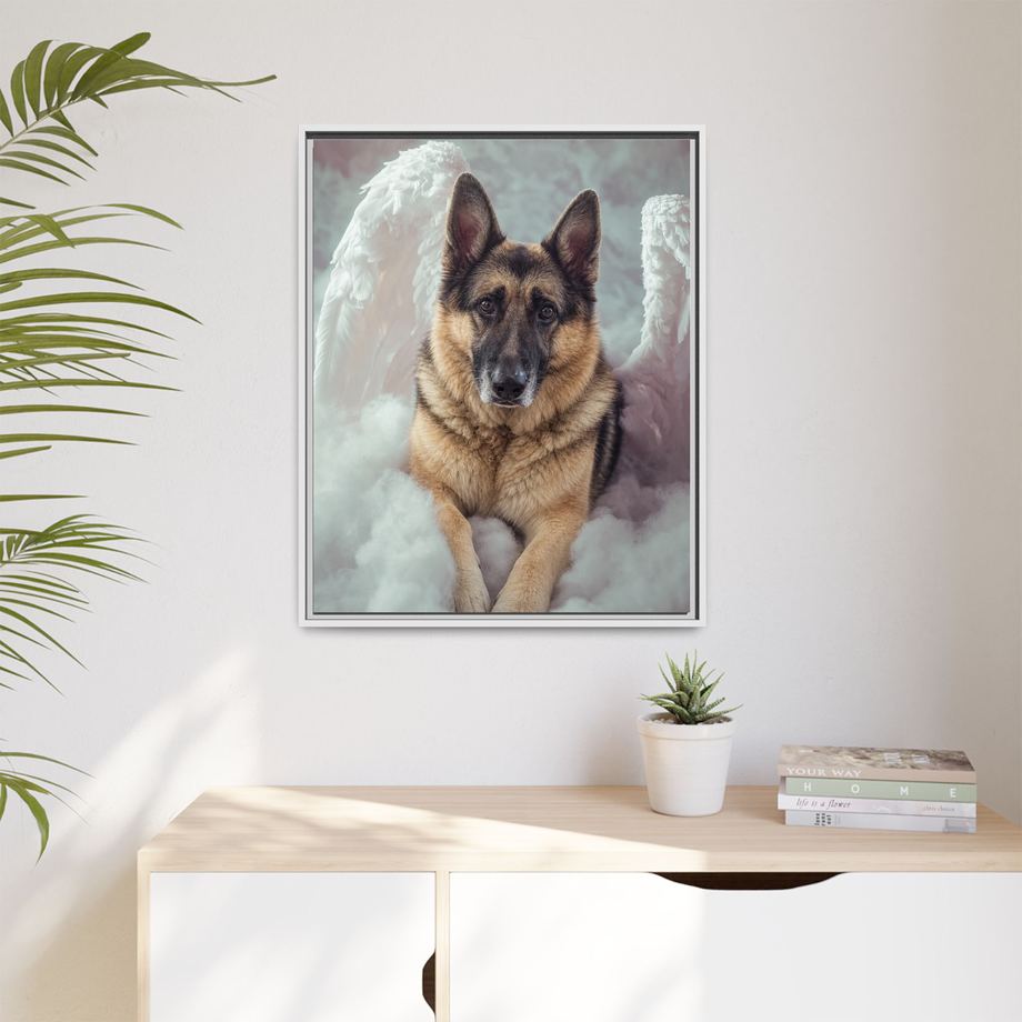 Framed 24x30 White context