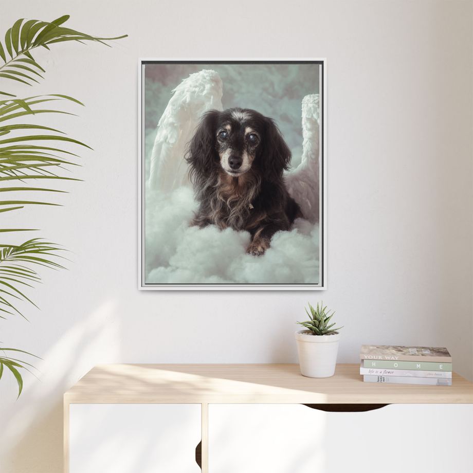Framed 24x30 White context