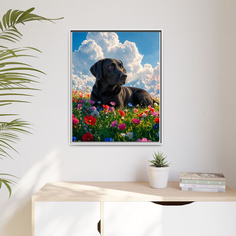 Framed 24x30 White context