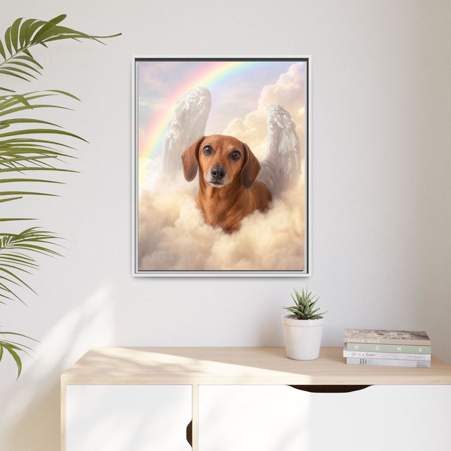 Framed 24x30 White context