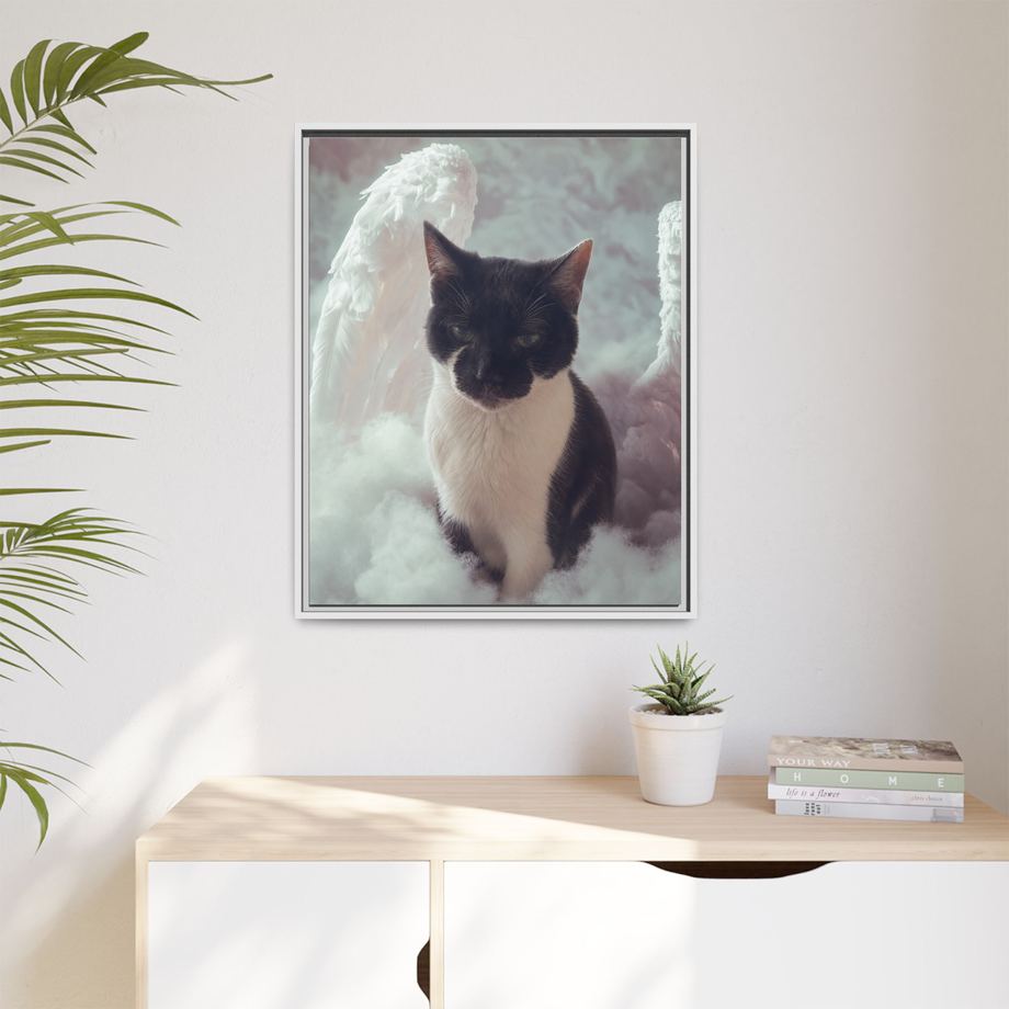 Framed 24x30 White context