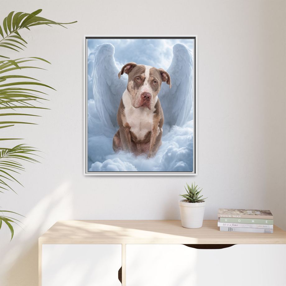 Framed 24x30 White context