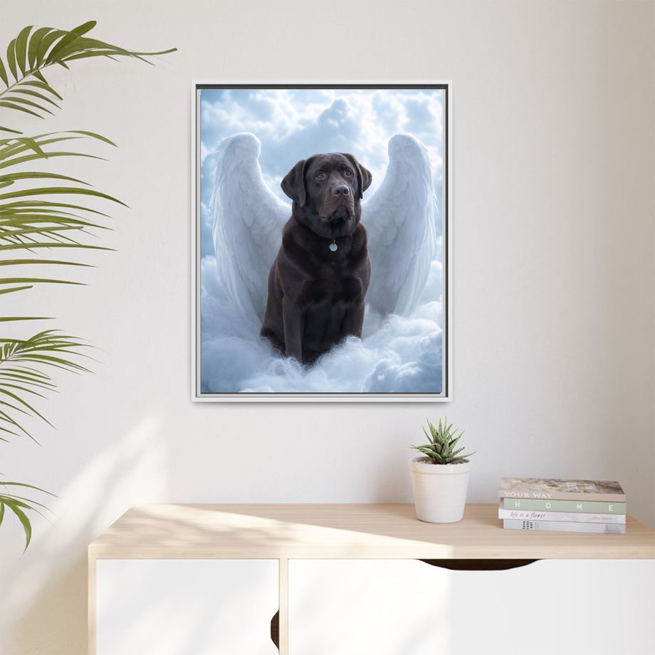 Framed 24x30 White context