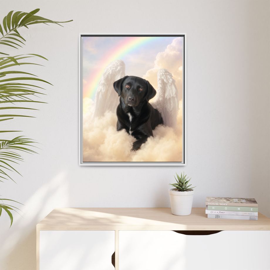 Framed 24x30 White context