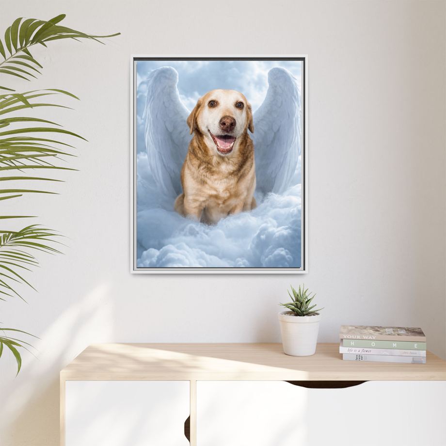 Framed 24x30 White context