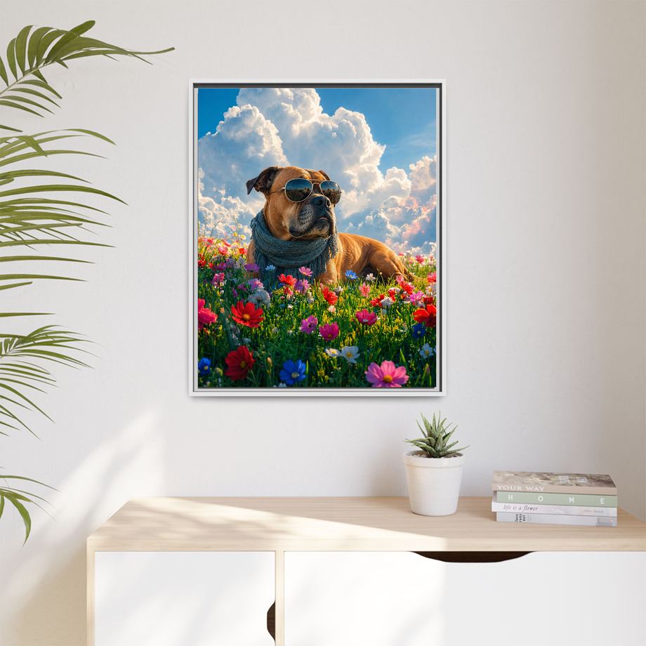 Framed 24x30 White context