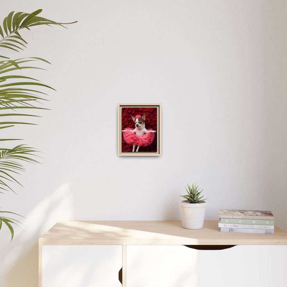 Framed 8x10 Natural context