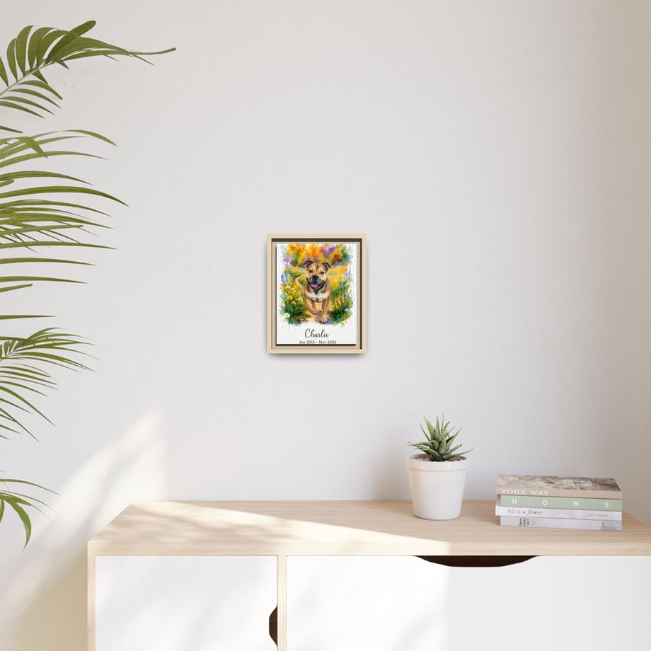 Framed 8x10 Natural context