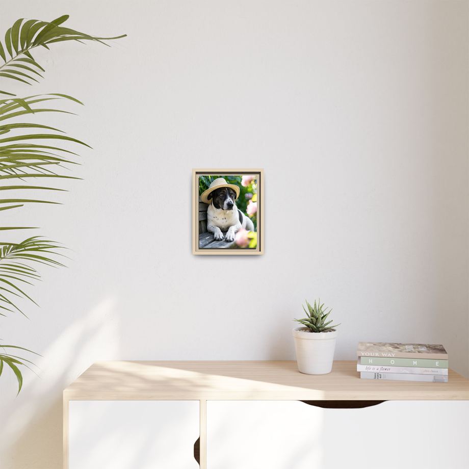 Framed 8x10 Natural context