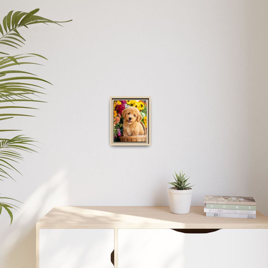 Framed 8x10 Natural context