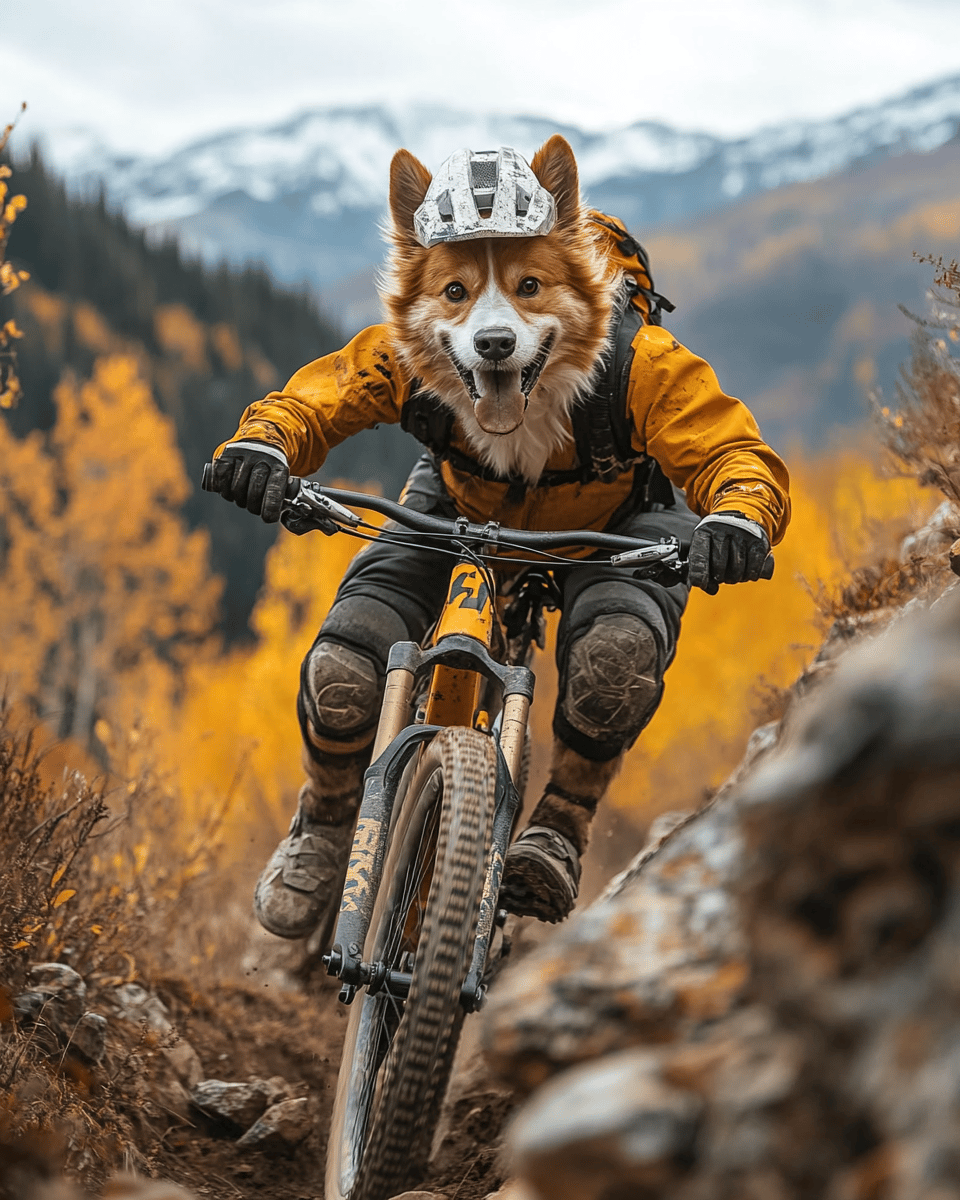 Trailblazing Biker