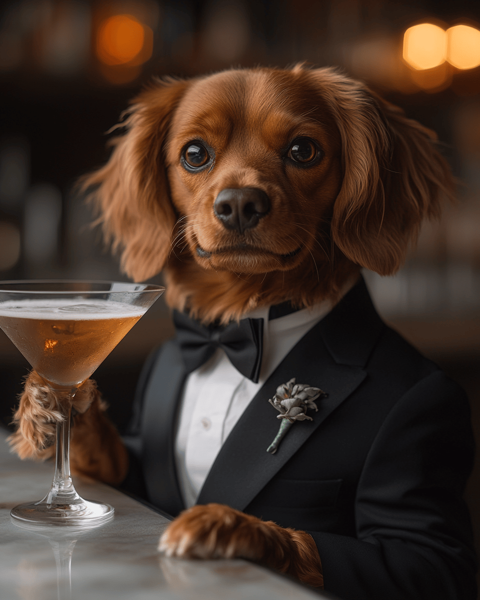 Martini At The Bar