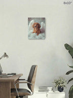 Angel Above Canvas Print