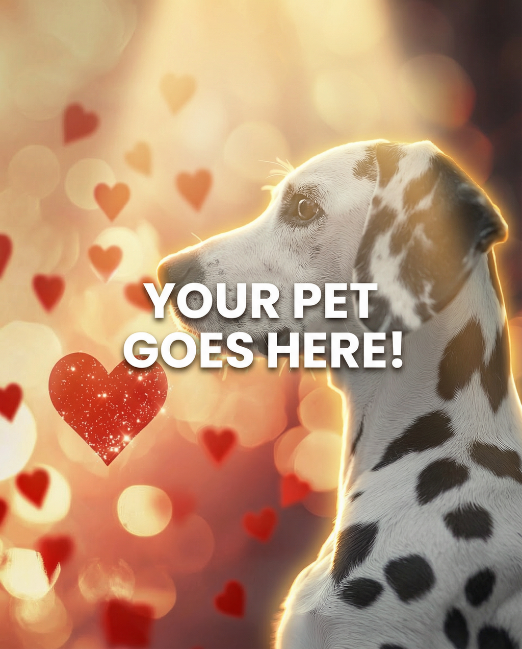 Valentine Bokeh Pup