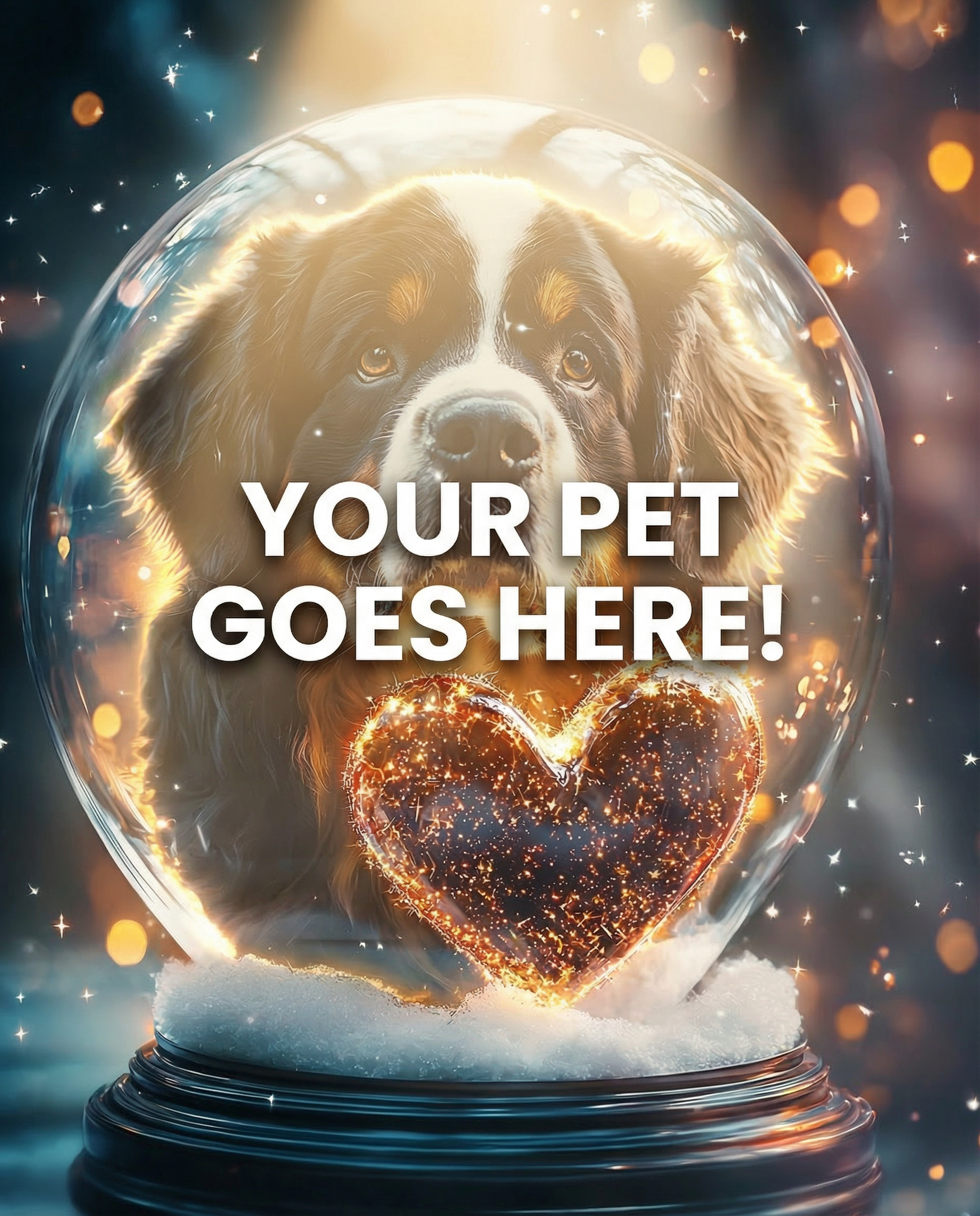 Heartlight Snow Globe