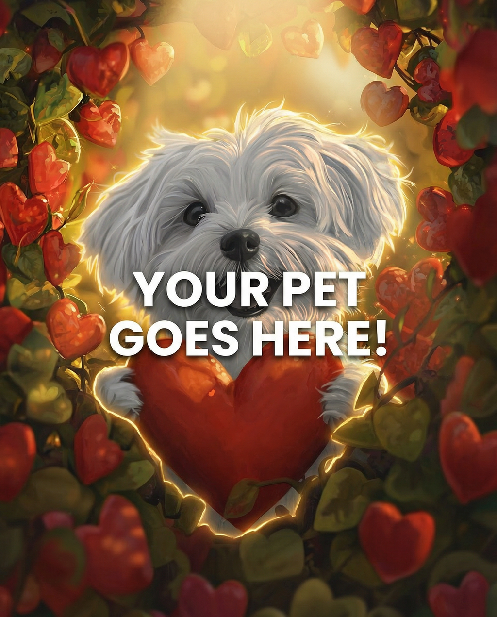 Heart Garden Romantic