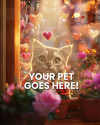 Valentine Window Peek