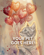 Valentine Balloon Love