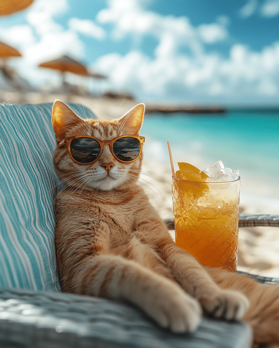 Caribbean Chill Cat