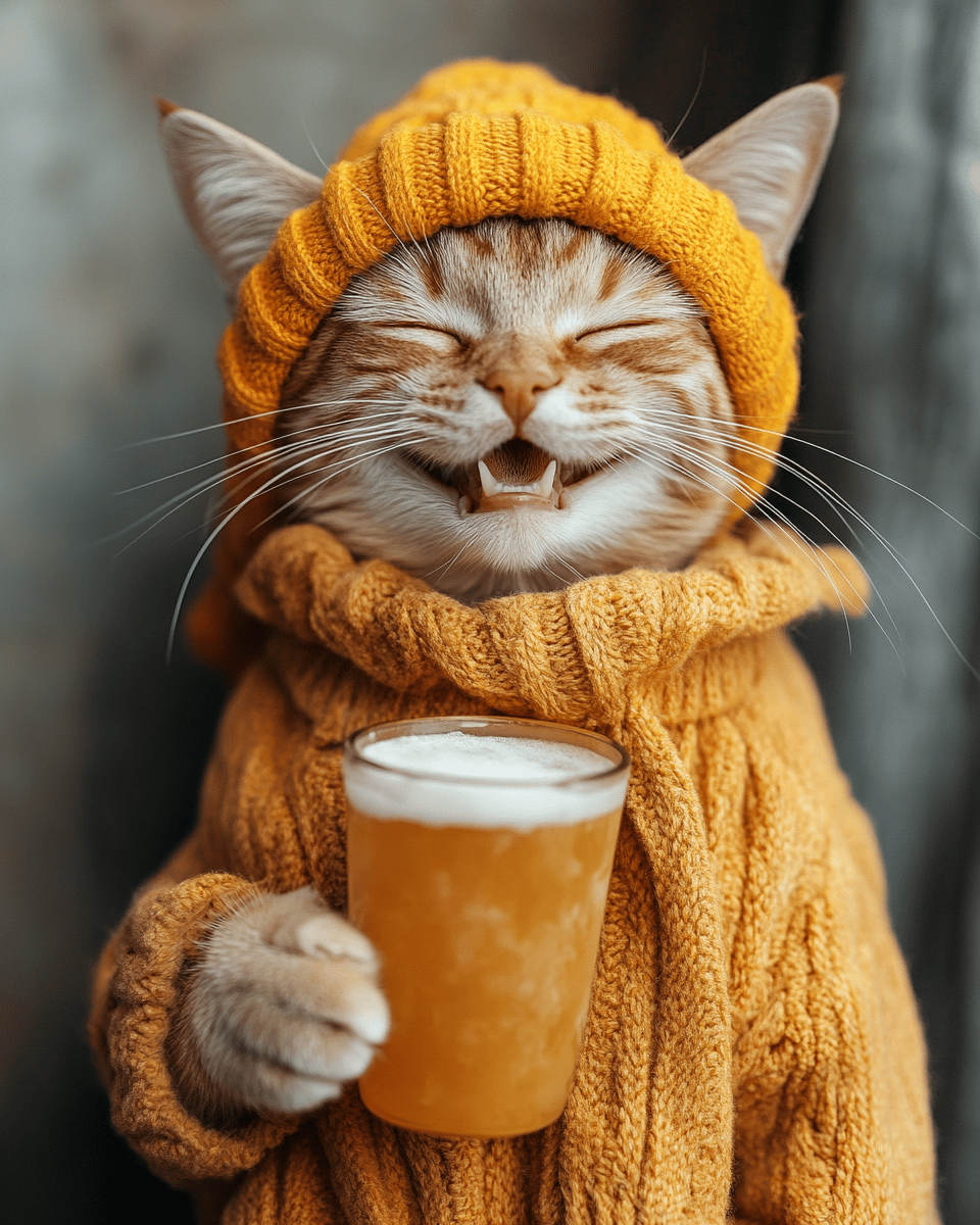 Beer Cozy Kitty