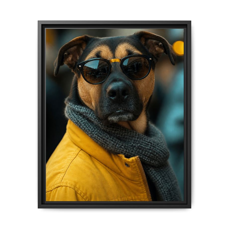 Framed 16x20 Black front