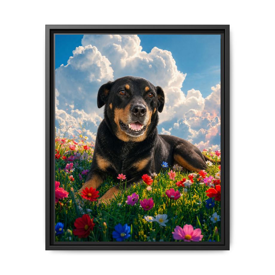 Framed 16x20 Black front