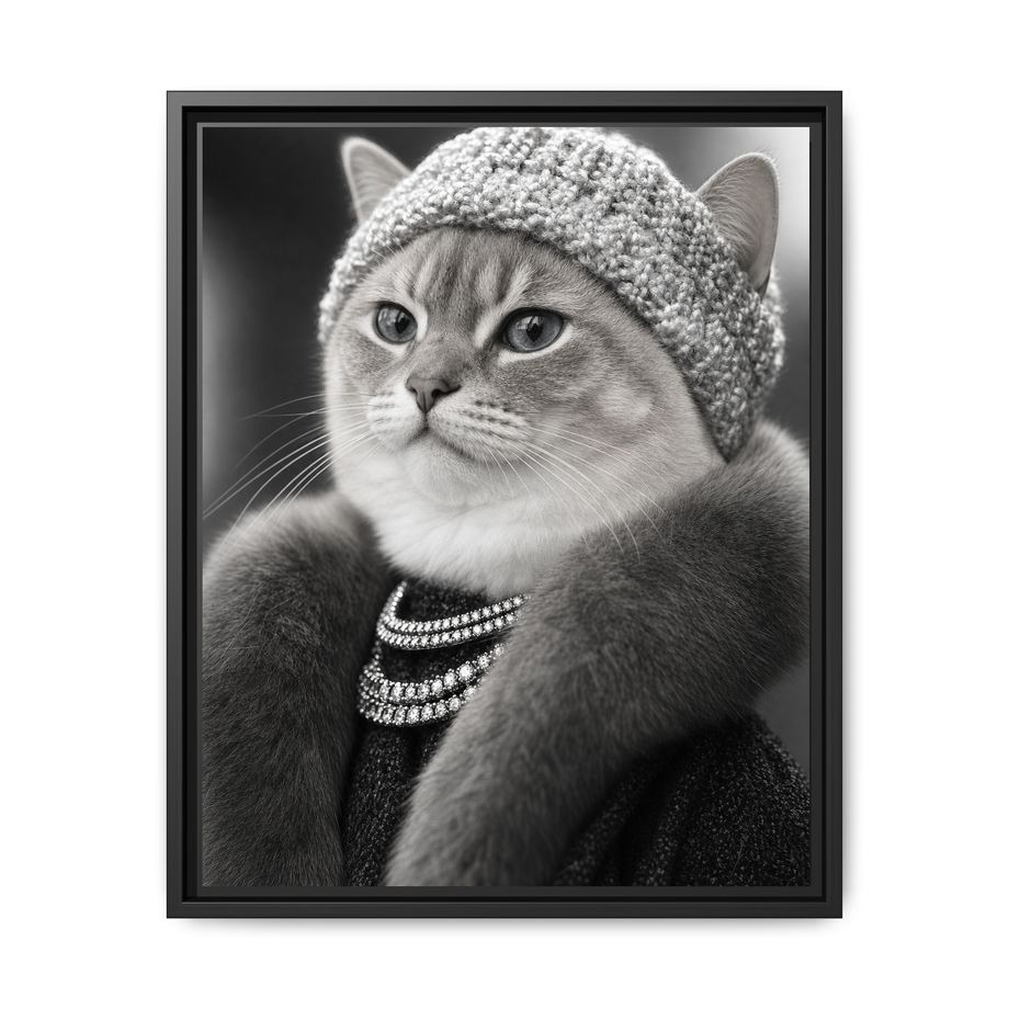 Framed 16x20 Black front